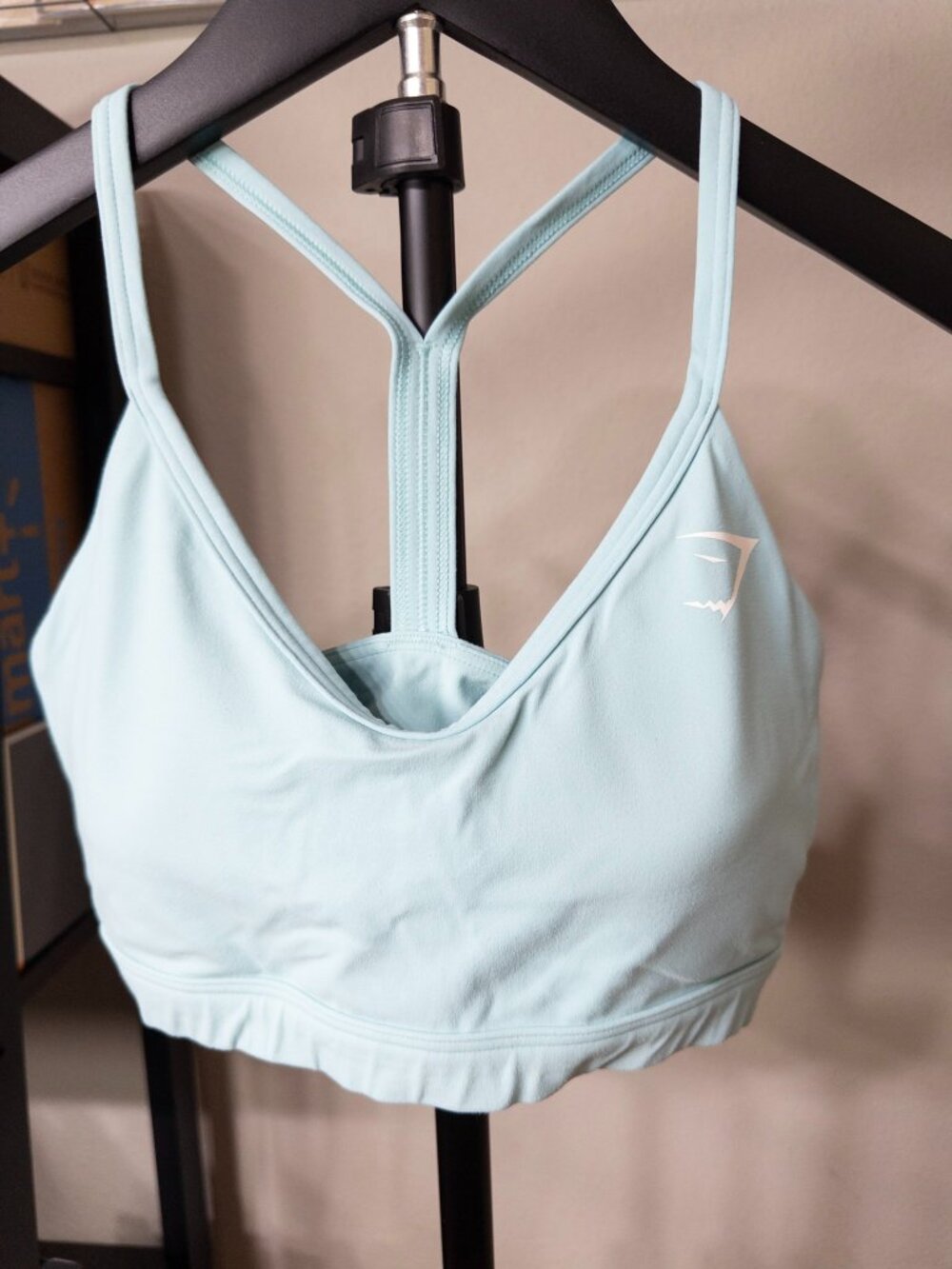Gymshark V Neck Training Sports Bra - Turquoise